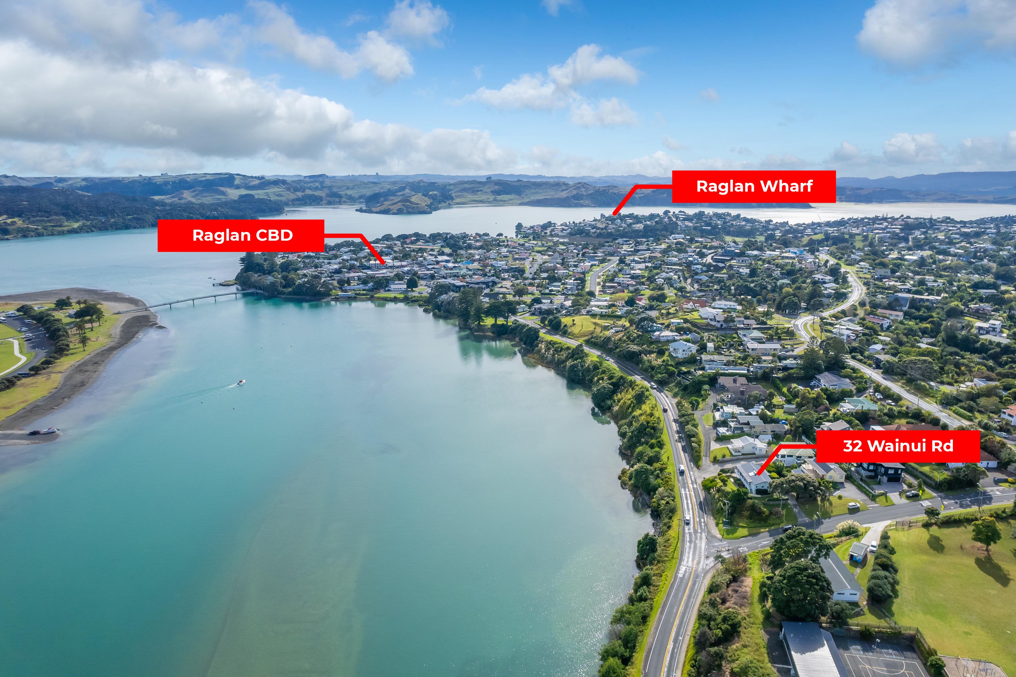 32 Wainui Road, Raglan, Waikato, 3部屋, 2バスルーム, House