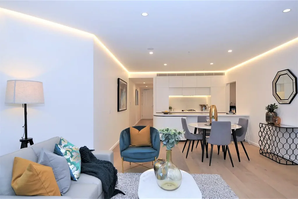 Sydney 1ห้องนอน North-East facing one bedroom plus study apartment at Castle Residences