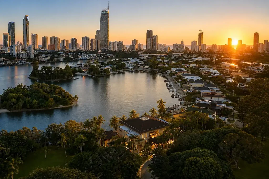 Surfers Paradise 6غرفة نوم Once in a Generation Main River Landholding