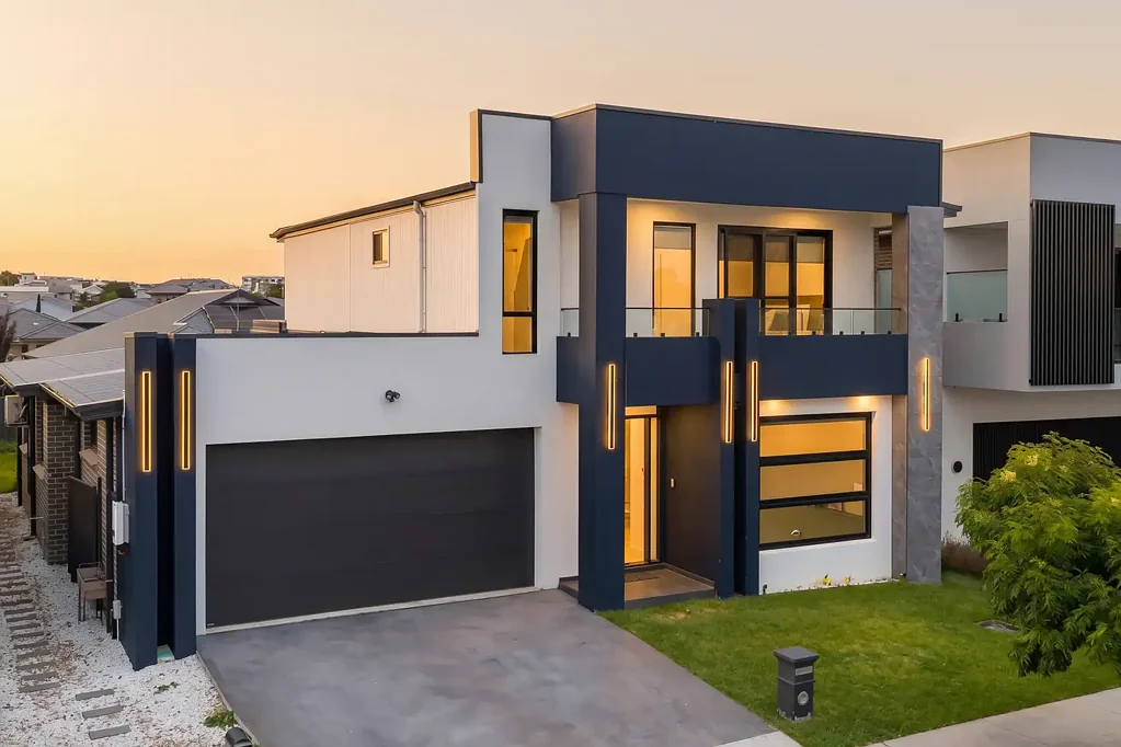 Oran Park 6房 定制双屋设计 468m²宽绰地块 主卧步入式衣帽间 设计师厨房 双车库内部通道 "On the Horizon"