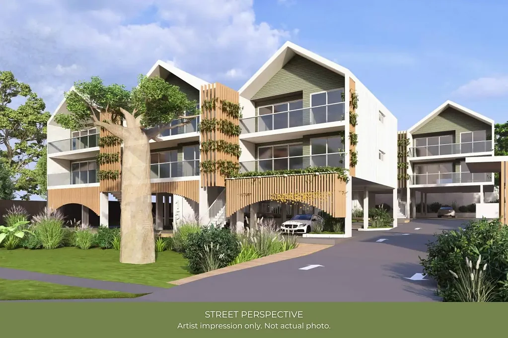 North Booval 6房  已获批的16套公寓开发用地 | 2,166平方米*的中密度土地持有 Rare DA Approved Ipswich Development Opportunity – 2,166m² Zoned Medium Density