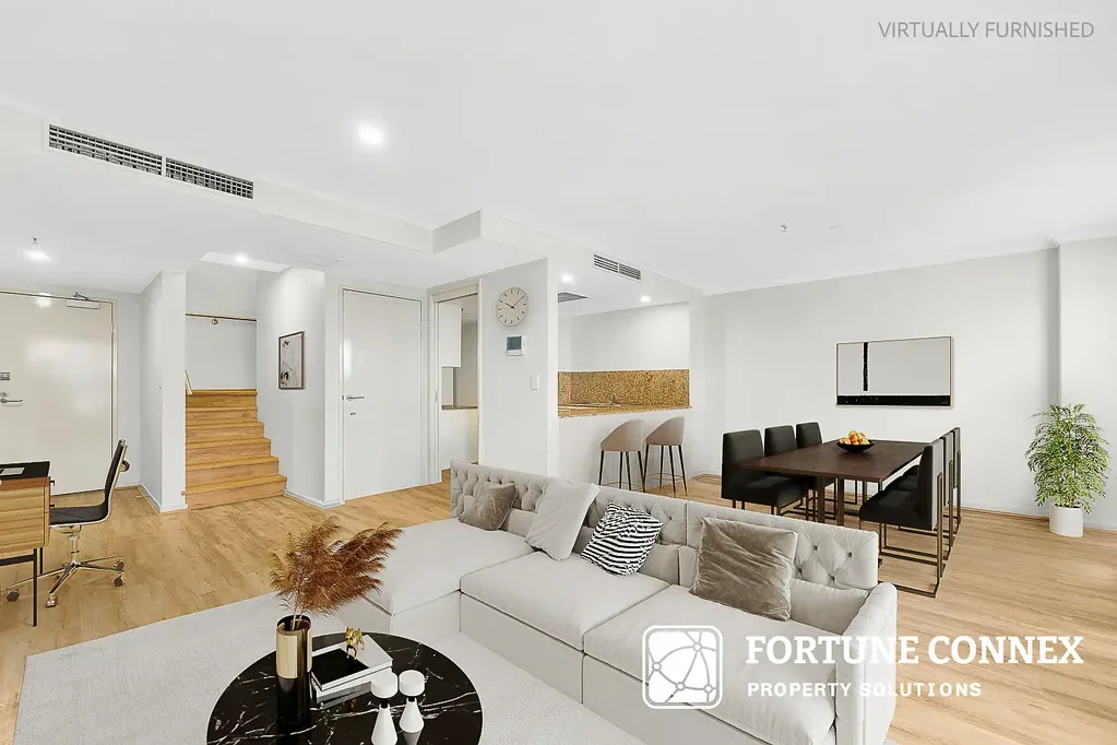 Stylish North Facing Split-Level 2-Bed Apartment in Harbour Garden Towers – Prime Sydney Location