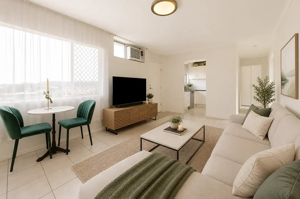 Highgate Hill 2房 黄金地段两卧公寓 开放式生活区 设备齐全厨房 主卧宽敞明亮 浴室整洁储物充足 超长单车位 高起转角地块 充足自然光线 便捷当地设施 Location, Location.. Be quick to act on this Beauty!