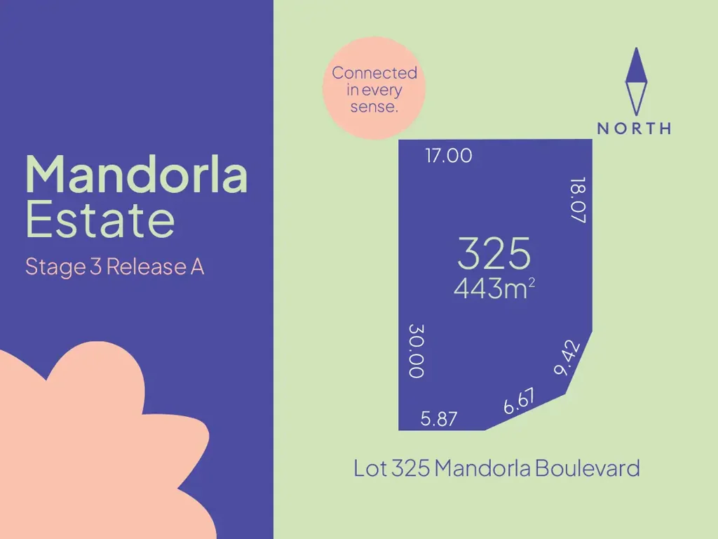 Lot 325 Mandorla Boulevard (Stage 3), Munno Para Downs, SA 5115