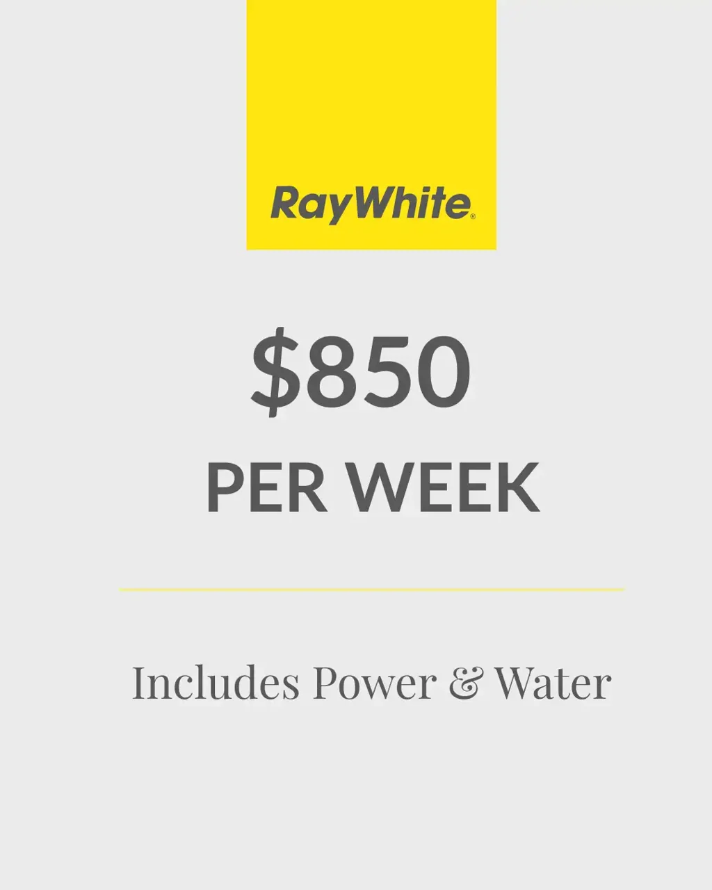 No Need to Connect Utilities - Already Included