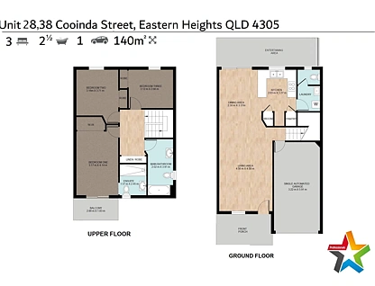28/38 Cooinda Street, Eastern Heights, Ipswich - Greater Region, 3 ਕਮਰੇ, 2 ਬਾਥਰੂਮ, Townhouse