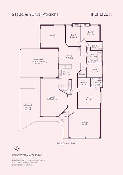 21 Red Ash Drive, Woonona, NSW 2517, 4 રૂમ, 2 બાથરૂમ, House