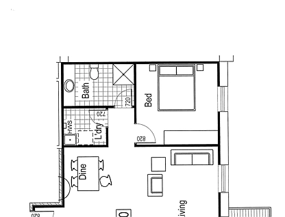 Level Apt 220/101/153 Thirteenth Street, Mildura, Vic Country , 1 રૂમ, 1 બાથરૂમ, Apartment