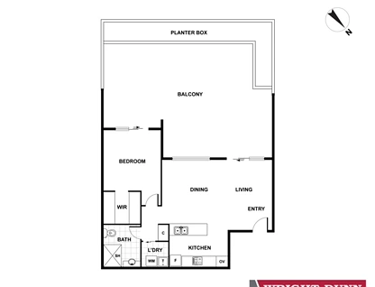 69/25 John Gorton Drive, Wright, Molonglo Valley District, 1 غرف, 1 حمامات, Apartment