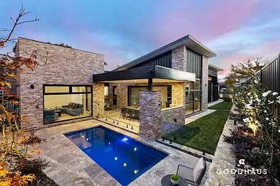 Weston 4Zimmer Designer Family Living With Pool, Alfresco And Raked Ceilings