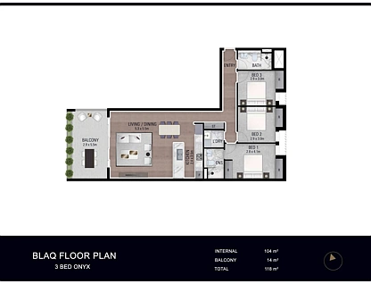 103/31 Atchison Street, Wollongong, Wollongong - Greater Region, 3 phòng ngủ, 2 phòng tắm, Apartment
