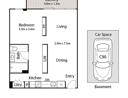 210/6-8 Eastern Beach Road, Geelong, Geelong, 1 chambres, 1 salles de bain, Apartment