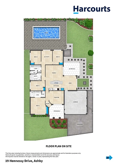 19 Hennessy Drive, Ashby, WA 6065, 4房, 2浴, House