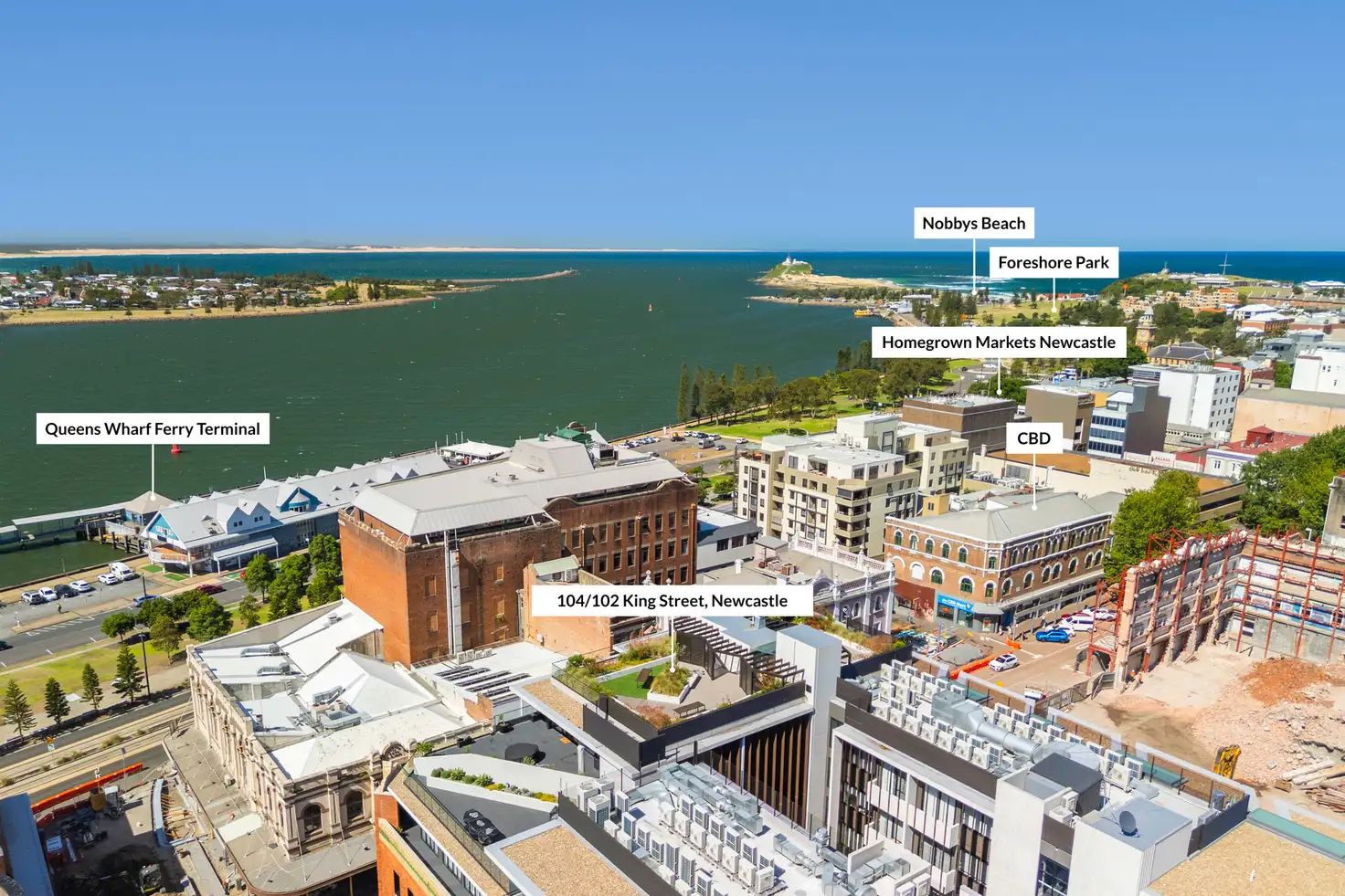 104/102 King Street, Newcastle, NSW 2300, 1 कमरे, 1 बाथरूम, Apartment