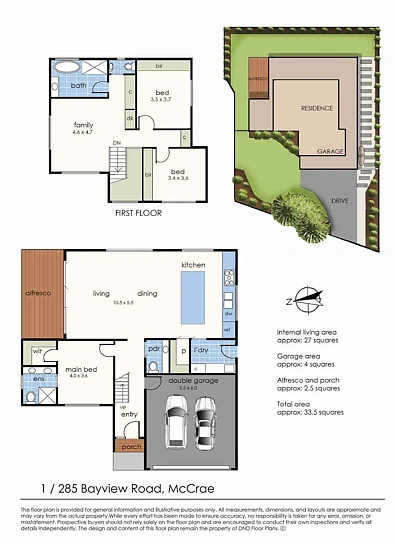 1/285 Bayview Road, Mccrae, VIC 3938, 3 Bedrooms, 2 Bathrooms, House