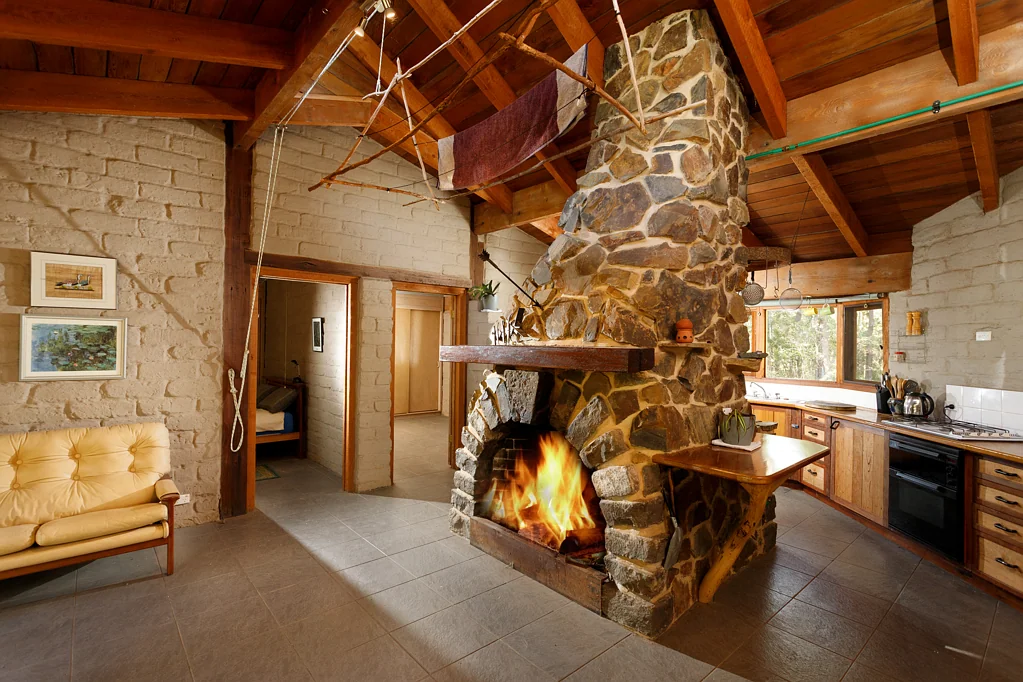 Narbethong QUALITY MUD BRICK HOME WITH "ACHERON RIVER" FRONTAGE