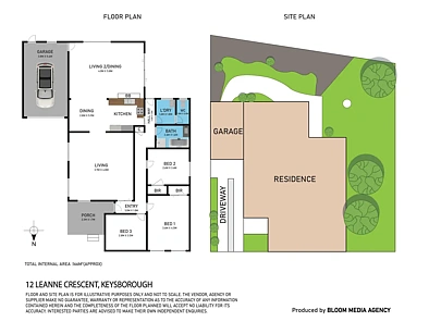 Floor plan - 12 Leanne Crescent, Keysborough, VIC 3173