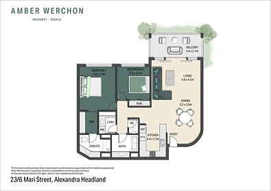 23/6 Mari Street, Alexandra Headland, QLD 4572, 2 Schlafzimmer, 2 Badezimmer, Unit