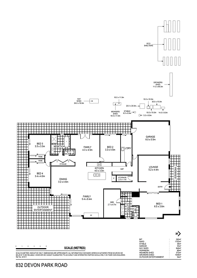 Plano ng Bahay - 842 Devon Park Road, Donald, VIC 3480