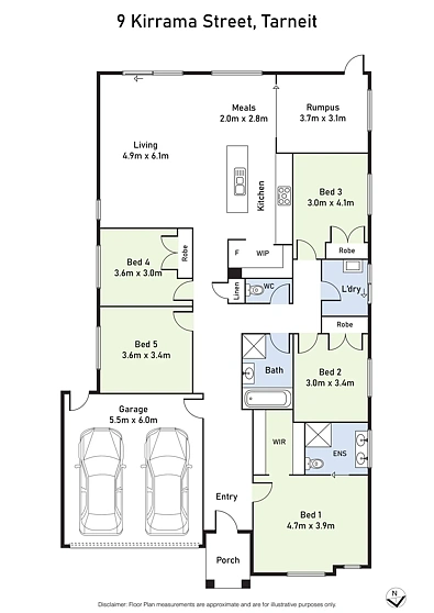 9 Kirrama Street, Tarneit, VIC 3029, 5 slaapkamers, 2 badkamers, House