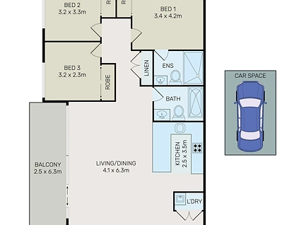 8/33-35 St Ann Street, Merrylands, Parramatta (Northwest suburbs), 3房, 2浴, 公寓