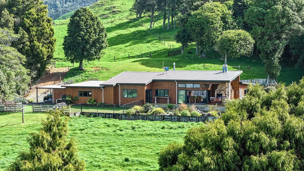 Waihi 56Ha Waihi Farmland with Architecturally Designed Residence & Sweeping Views