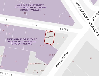 8b/4 Saint Paul Street, Auckland Central, Auckland City, 1房, 1浴