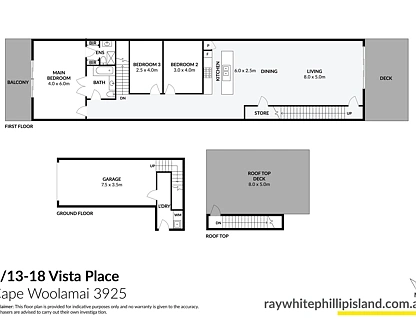 6/13-18 Vista Place, Cape Woolamai, Traralagon , 3房, 2浴, Apartment