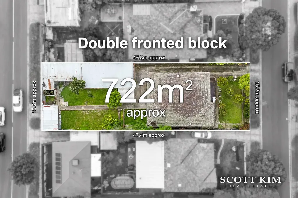 Moorabbin 3 Slaapkamer Rare Double-Fronted 722sqm Development Opportunity