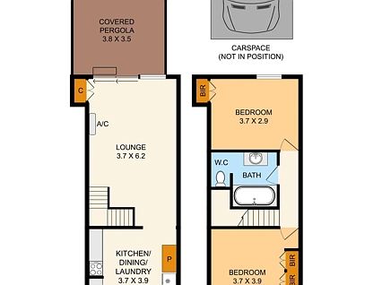 3/5 Garden Street, Kilsyth, VIC 3137, 2 ਕਮਰੇ, 1 ਬਾਥਰੂਮ, Unit