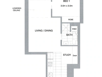 2209/1 Balston Street, Southbank, Melbourne CBD, 1 ห้องนอน, 1 ห้องน้ำ, Apartment