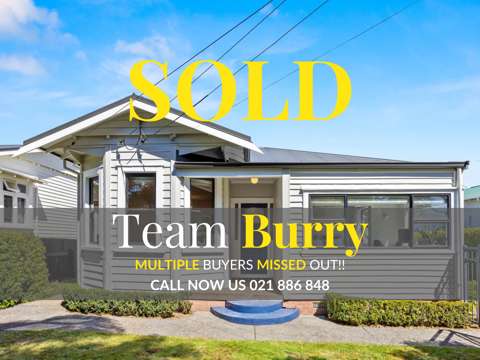 Onehunga 3房  SOLD by James Burry