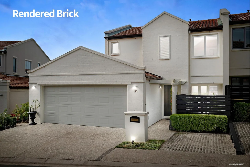 Albany 3कमरा Rendered Brick Meets Double Garage