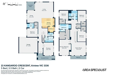 23 Kangaroo Crescent, Aintree, VIC 3336, 5 રૂમ, 3 બાથરૂમ, House