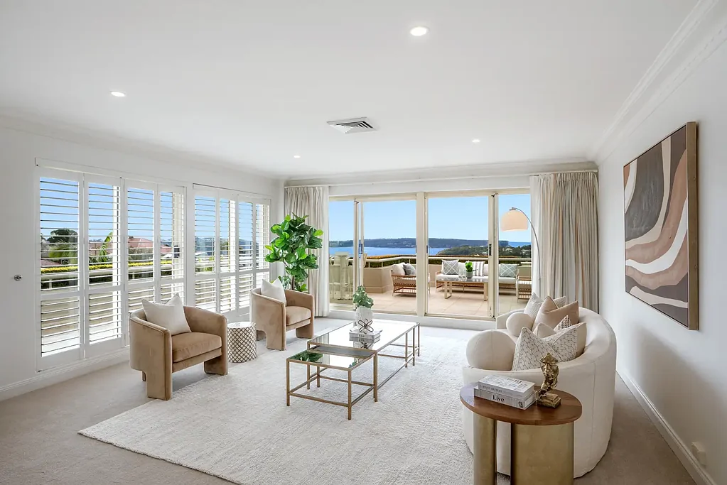 Mosman 3房 全景顶层公寓 拥有豪宅般宽敞的格局 Panoramic Top Floor Apartment With House Like Proportions