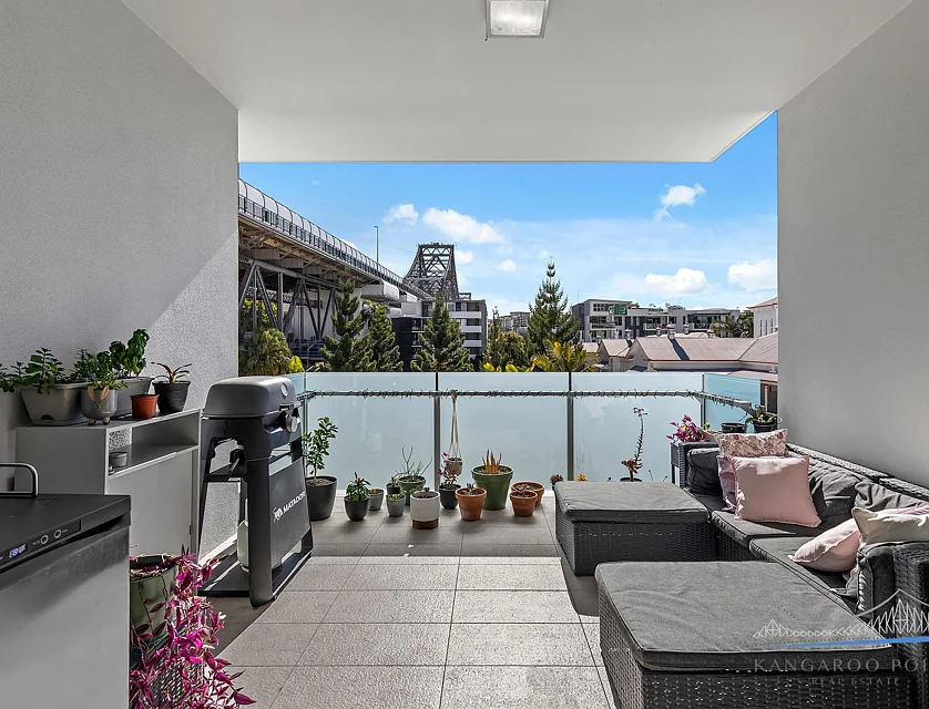 203/28 Wharf Street, Kangaroo Point, Brisbane - Eastern Region, 2 Kuwarto, 2 Banyo, Apartment