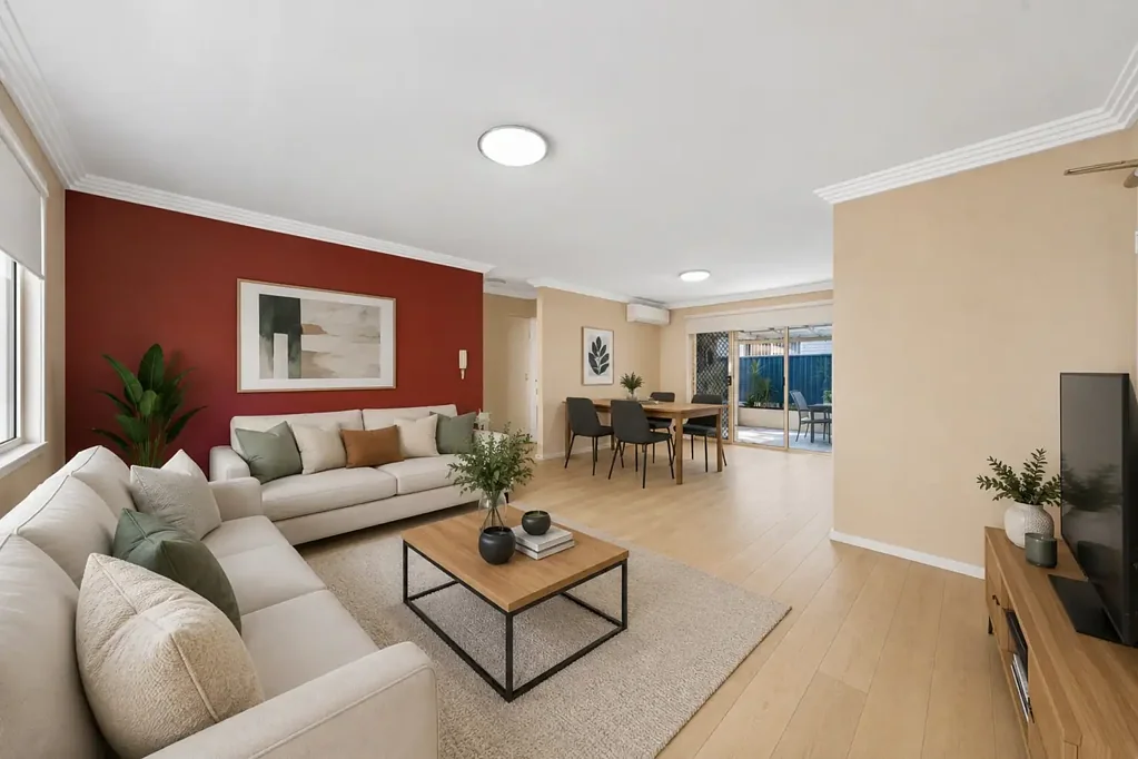 Auburn 2房  Private Ground Floor Apartment with Oversized Entertainer's Courtyard