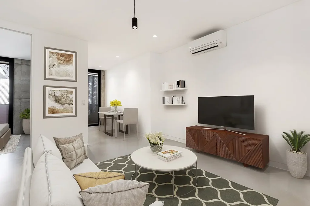 Designer pad with Sleek Industrial feel | 1 bed + Study
