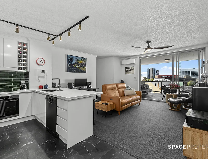 703/100 Bowen Street, Spring Hill, Brisbane - Inner City Region, 2 ห้องนอน, 2 ห้องน้ำ, Apartment