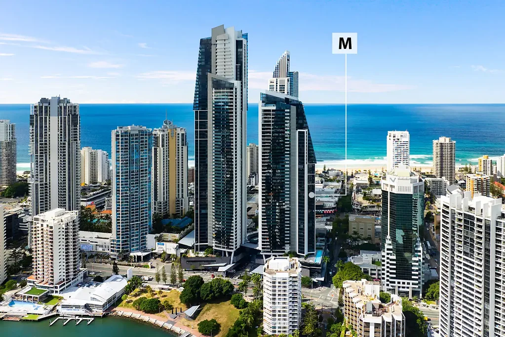 Surfers Paradise 2房  Corner Sky Home with Endless Horizons