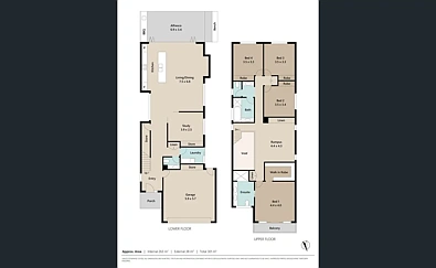 फ्लोर प्लान - 60 Leslie Street, Bardon, QLD 4065