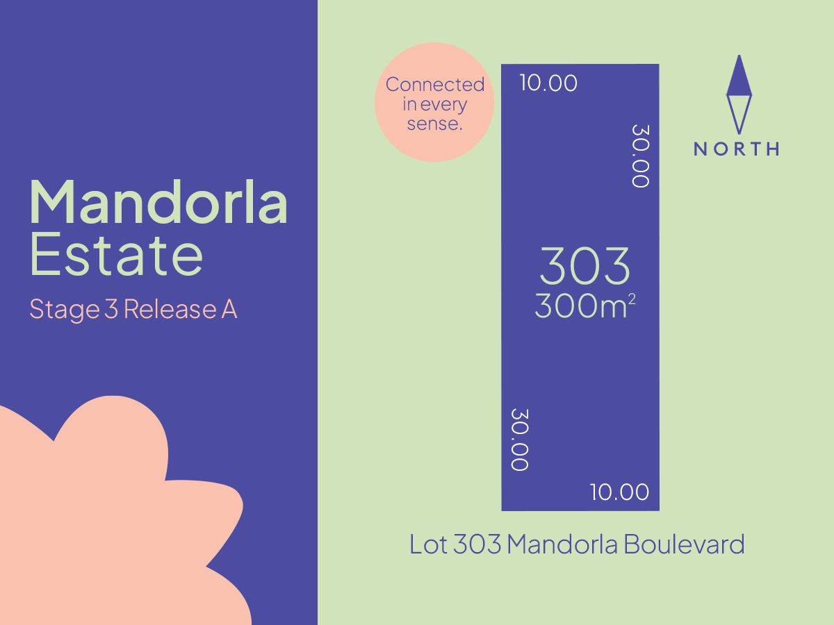 Lot 303 Mandorla Boulevard (Stage 3B), Munno Para Downs, Northern Adelaide, 0房, 0浴, Section