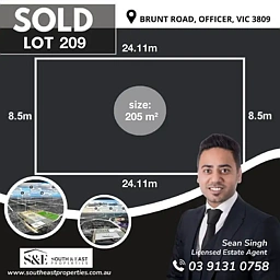 Lot 209 Brunt Road, Officer