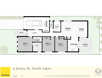 9 Jersey Street, North Lakes, Moreton Bay Region, 3 Schlafzimmer, 2 Badezimmer, House
