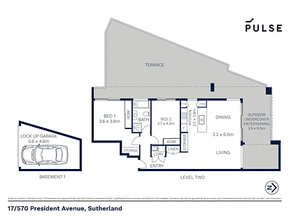 17/570 President Avenue, Sutherland, Sutherland Shire, 2 chambres, 1 salles de bain, Apartment