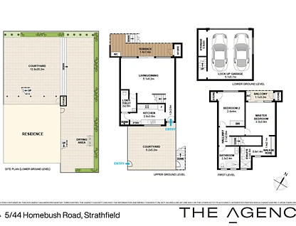 5/44 Homebush Road, Strathfield, Inner West, 2房, 2浴, House