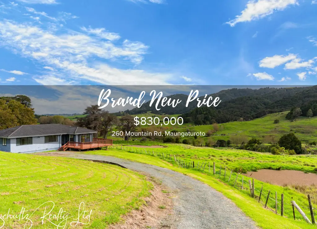 Maungaturoto 3कमरा Lifestyle Living on Mountain Road