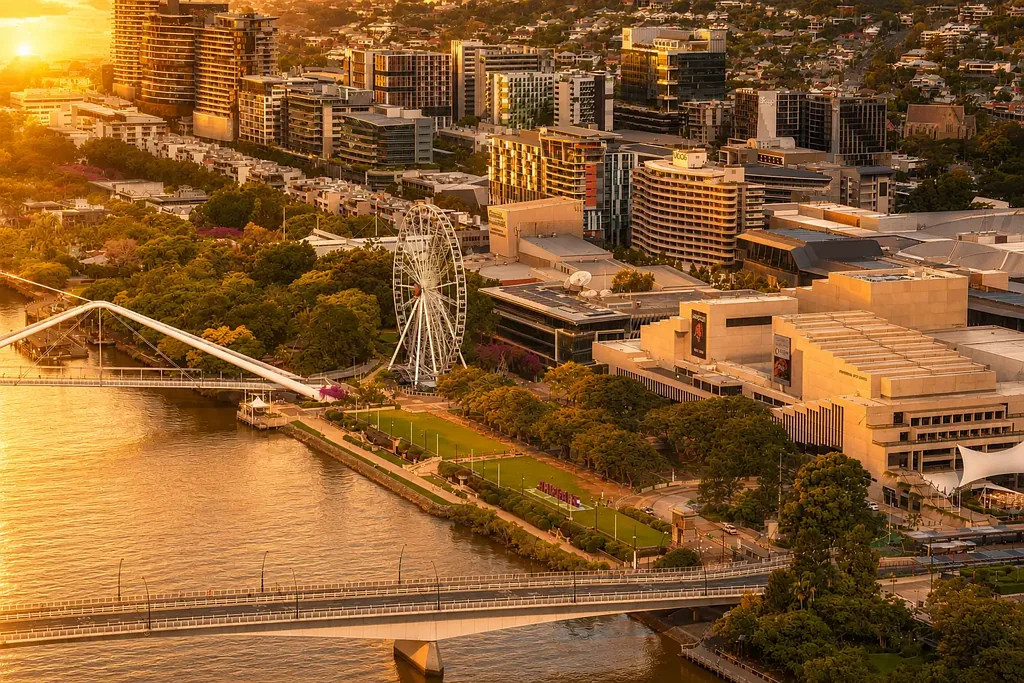 Brisbane City 2房 无敌河景卧室 两大卫浴套间 开放式大窗设计 公共泳池享乐 高品质厨房空间 现代采光充沛公寓 Level 40 - Spectacular Views Towards Southbank - Vacant & Ready to Move In!