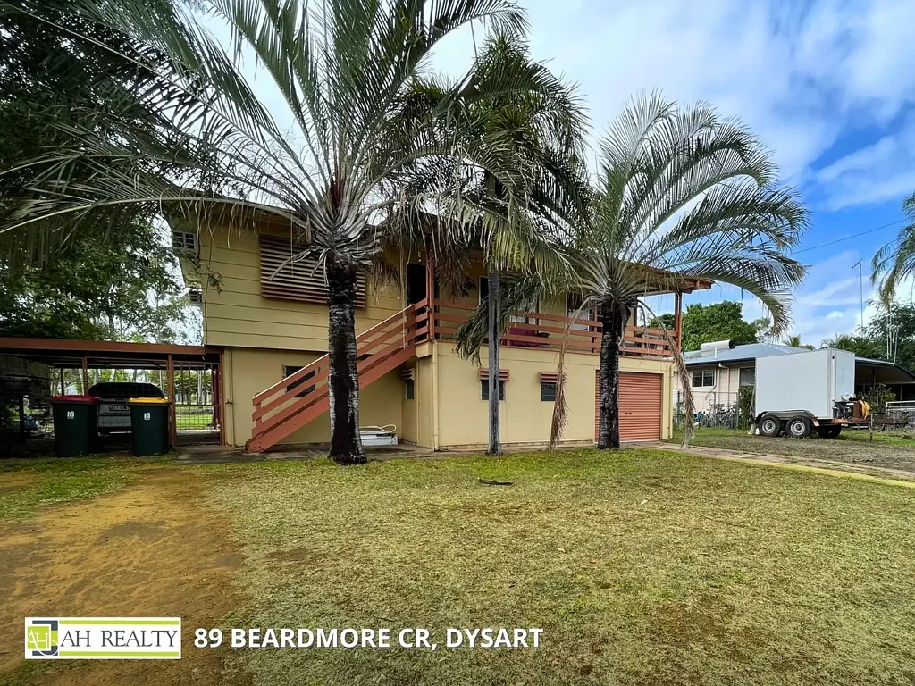 Dysart 3 Bedroom HIGH-SET HOME WITH A DECK ON A HUGE BLOCK! EXCELLENT LOCATION!