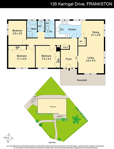 135 Karingal Drive, Frankston, VIC 3199, 3房, 1浴, House
